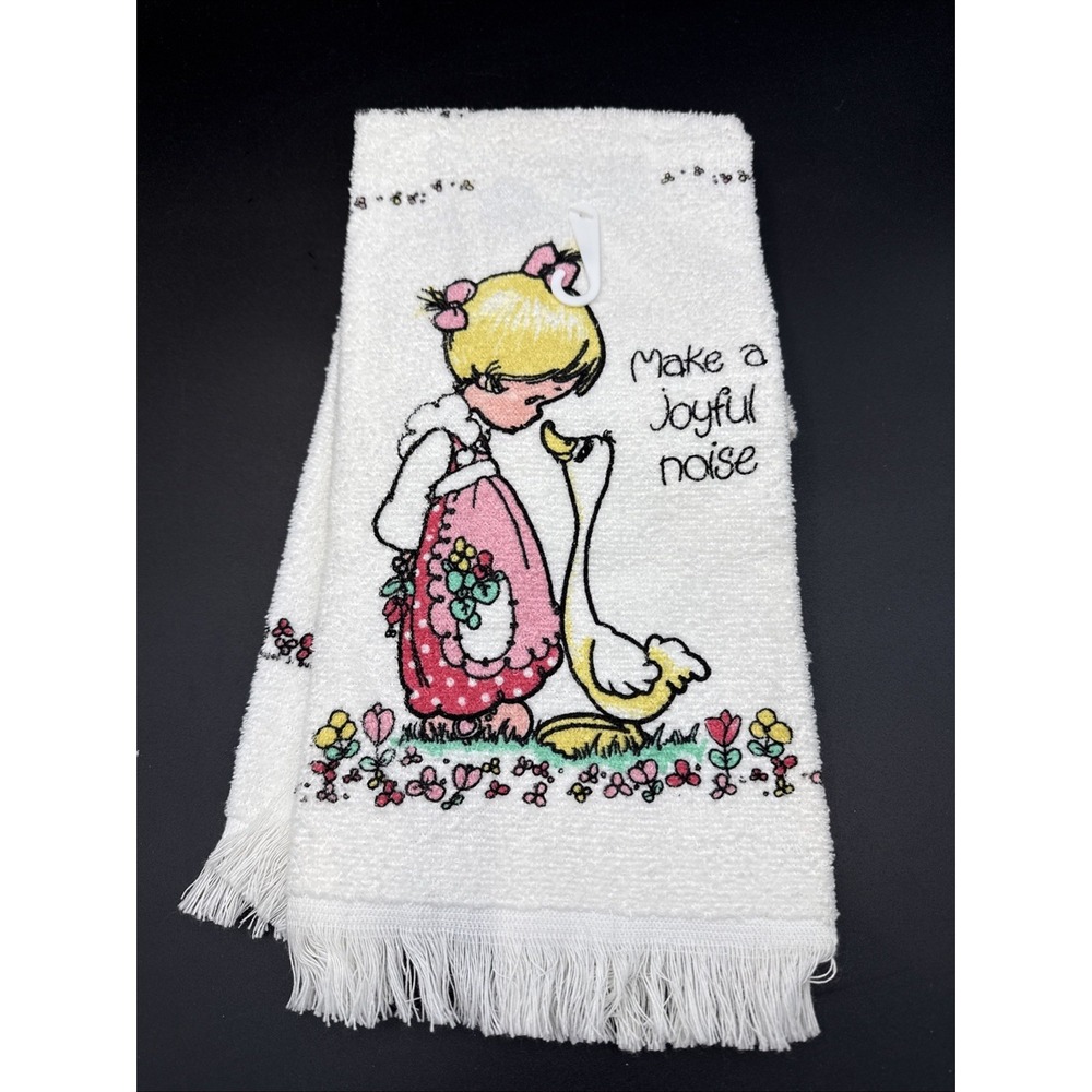 VTG Country/Cottage Granny Core White Goose Kitchen Towel NWT Leshner Mills USA